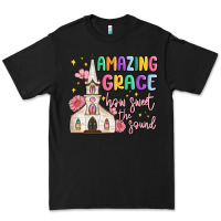 Black amazing grace how sweet the sound Premium Tee - MaliasSmallBusiness