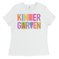 White kindergarten Ladies Tee - NancyCooperArtShop
