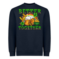 Navy Better together St. Patrick's Day Heavyweight Sweatshirt - CowGirlArtShop