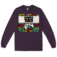 Plum gamer dad Long Sleeve Tee - TumblerDesignByShophia