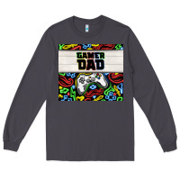 Smoke gamer dad Long Sleeve Tee - TumblerDesignByShophia