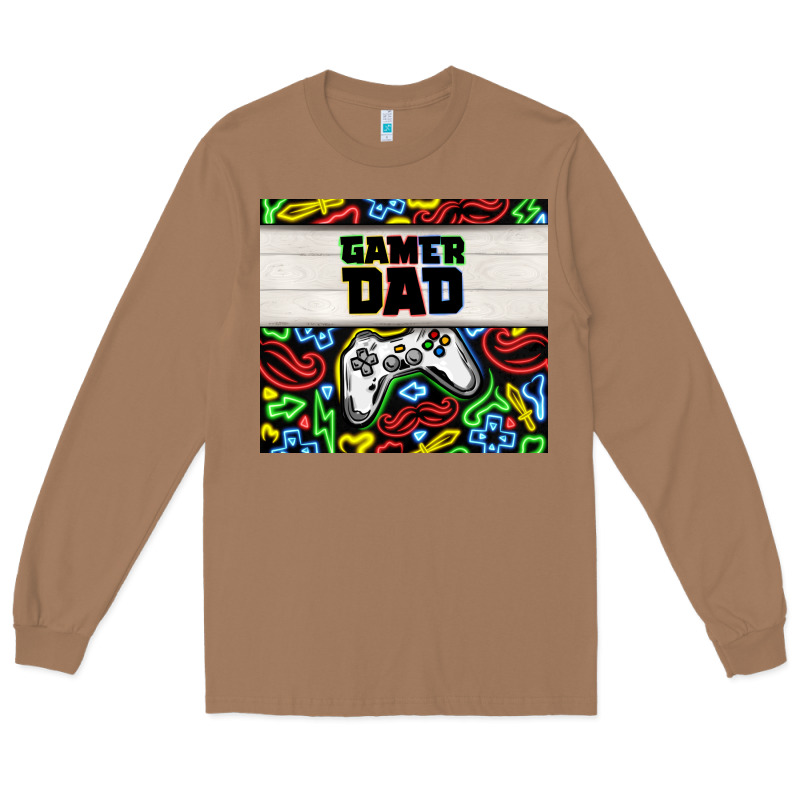 Gamer Dad Long Sleeve Tee by TumblerDesignByShophia | Teevron