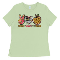 Matcha peace love teach Ladies Tee - NancyCooperArtShop