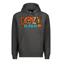 Charcoal Heather turkey cozy season thanksgiving bbs Premium Hoodie - BundleAndBundleShop