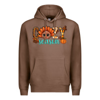Chestnut turkey cozy season thanksgiving bbs Premium Hoodie - BundleAndBundleShop