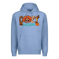 Colony Blue turkey cozy season thanksgiving bbs Premium Hoodie - BundleAndBundleShop