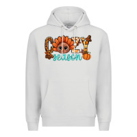 Dove Grey turkey cozy season thanksgiving bbs Premium Hoodie - BundleAndBundleShop