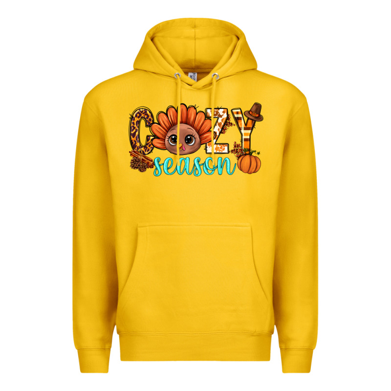 Turkey Cozy Season Thanksgiving Bbs Premium Hoodie by BundleAndBundleShop | Teevron