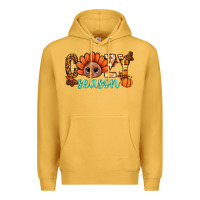 Mustard turkey cozy season thanksgiving bbs Premium Hoodie - BundleAndBundleShop