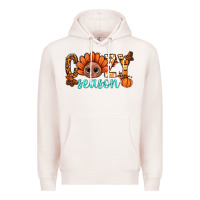 Pale Pink turkey cozy season thanksgiving bbs Premium Hoodie - BundleAndBundleShop