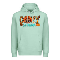 Seafoam turkey cozy season thanksgiving bbs Premium Hoodie - BundleAndBundleShop