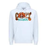 White turkey cozy season thanksgiving bbs Premium Hoodie - BundleAndBundleShop