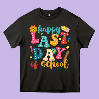 Happy Last Day Of School Heavy Core Tee Designed By Jahusdesignshop