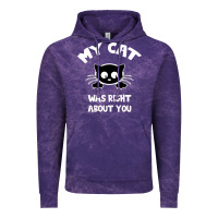 Cloud Purple My Cat Was Right About You Vintage Hoodie - Bettercallsaul