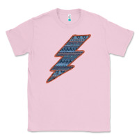 Bubblegum Pink Western Orange Border Aztec Lightning Classic Tee - Bettercallsaul