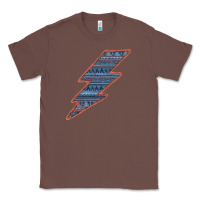 Chestnut Western Orange Border Aztec Lightning Classic Tee - Bettercallsaul