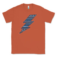 Copper Western Orange Border Aztec Lightning Classic Tee - Bettercallsaul