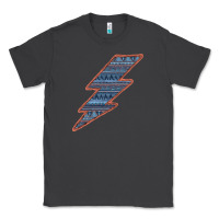 Smoke Western Orange Border Aztec Lightning Classic Tee - Bettercallsaul