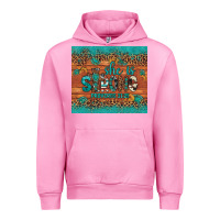 Fuchsia Pink she is strong gemstone sunflower leopard Urban Hoodie - Artiststas