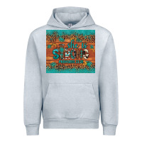 Heather Grey she is strong gemstone sunflower leopard Urban Hoodie - Artiststas