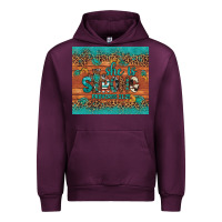 Mauve Wine she is strong gemstone sunflower leopard Urban Hoodie - Artiststas