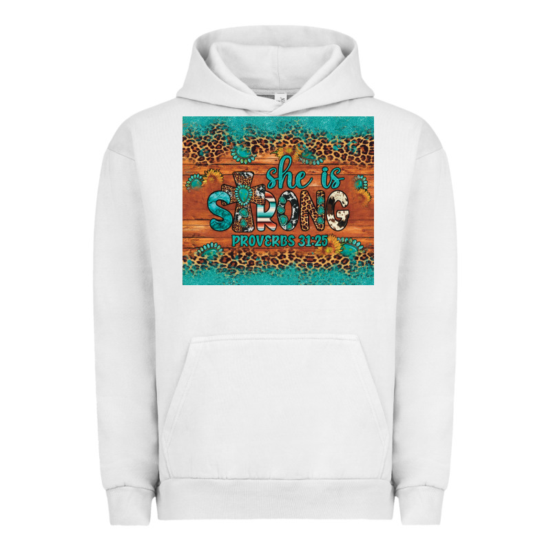 She Is Strong Gemstone Sunflower Leopard Urban Hoodie by Artiststas | Teevron