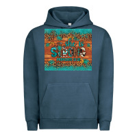 Pigment Midnight Navy she is strong gemstone sunflower leopard Urban Hoodie - Artiststas