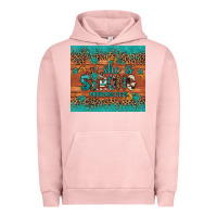 Pigment Salmon she is strong gemstone sunflower leopard Urban Hoodie - Artiststas