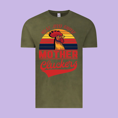 Rise And Shine Mother Cluckers Vintage Tee Designed By Bettercallsaul