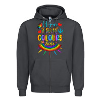Smoke Let Your True Colours Shine Zipper Hoodie - BundleAndBundleShop