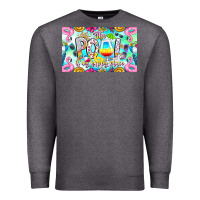 Charcoal Heather The Pool Is My Happy Place Premium Sweatshirt - CowhideDigitalArt
