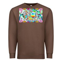 Chestnut The Pool Is My Happy Place Premium Sweatshirt - CowhideDigitalArt
