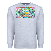 Heather Grey The Pool Is My Happy Place Premium Sweatshirt - CowhideDigitalArt
