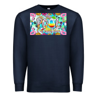 Navy The Pool Is My Happy Place Premium Sweatshirt - CowhideDigitalArt