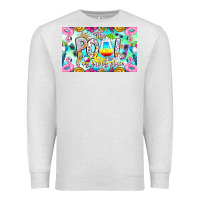 Oatmeal Heather The Pool Is My Happy Place Premium Sweatshirt - CowhideDigitalArt