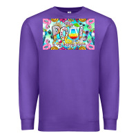 Purple The Pool Is My Happy Place Premium Sweatshirt - CowhideDigitalArt