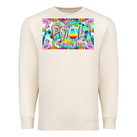 Sandshell The Pool Is My Happy Place Premium Sweatshirt - CowhideDigitalArt