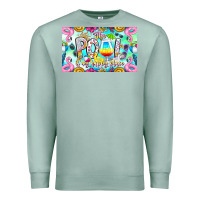 Seafoam The Pool Is My Happy Place Premium Sweatshirt - CowhideDigitalArt