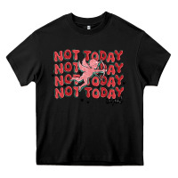 Black not today cupid Heavy Core Tee - MaliasSmallBusiness