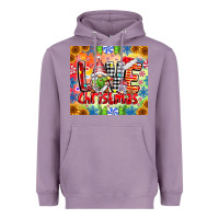 Lavender Love Christmas gnome Heavyweight Hoodie - CowhideDigitalArt
