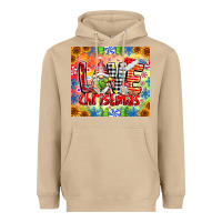 Mushroom Love Christmas gnome Heavyweight Hoodie - CowhideDigitalArt