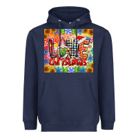 Navy Love Christmas gnome Heavyweight Hoodie - CowhideDigitalArt
