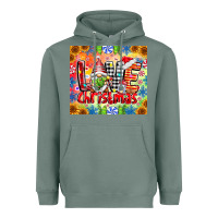 Sage Love Christmas gnome Heavyweight Hoodie - CowhideDigitalArt