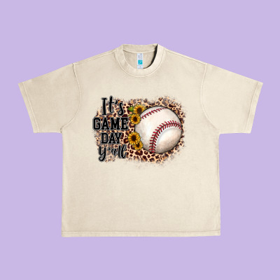 It's Game Day Y'all Baseball Urban Heavy Tee Designed By Jahusdesignshop