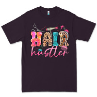 Plum hair hustler Premium Tee - MaliasSmallBusiness