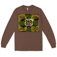 Chestnut dad daily affirmations Long Sleeve Tee - TumblerDesignByShophia