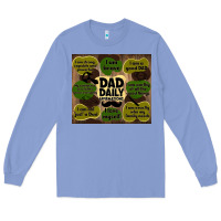 Colony Blue dad daily affirmations Long Sleeve Tee - TumblerDesignByShophia