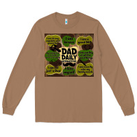 Toasted Coconut dad daily affirmations Long Sleeve Tee - TumblerDesignByShophia