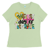 Matcha my first day of 1st grade Ladies Tee - NancyCooperArtShop