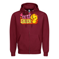 One Cute Chick Zipper Hoodie | Teevron